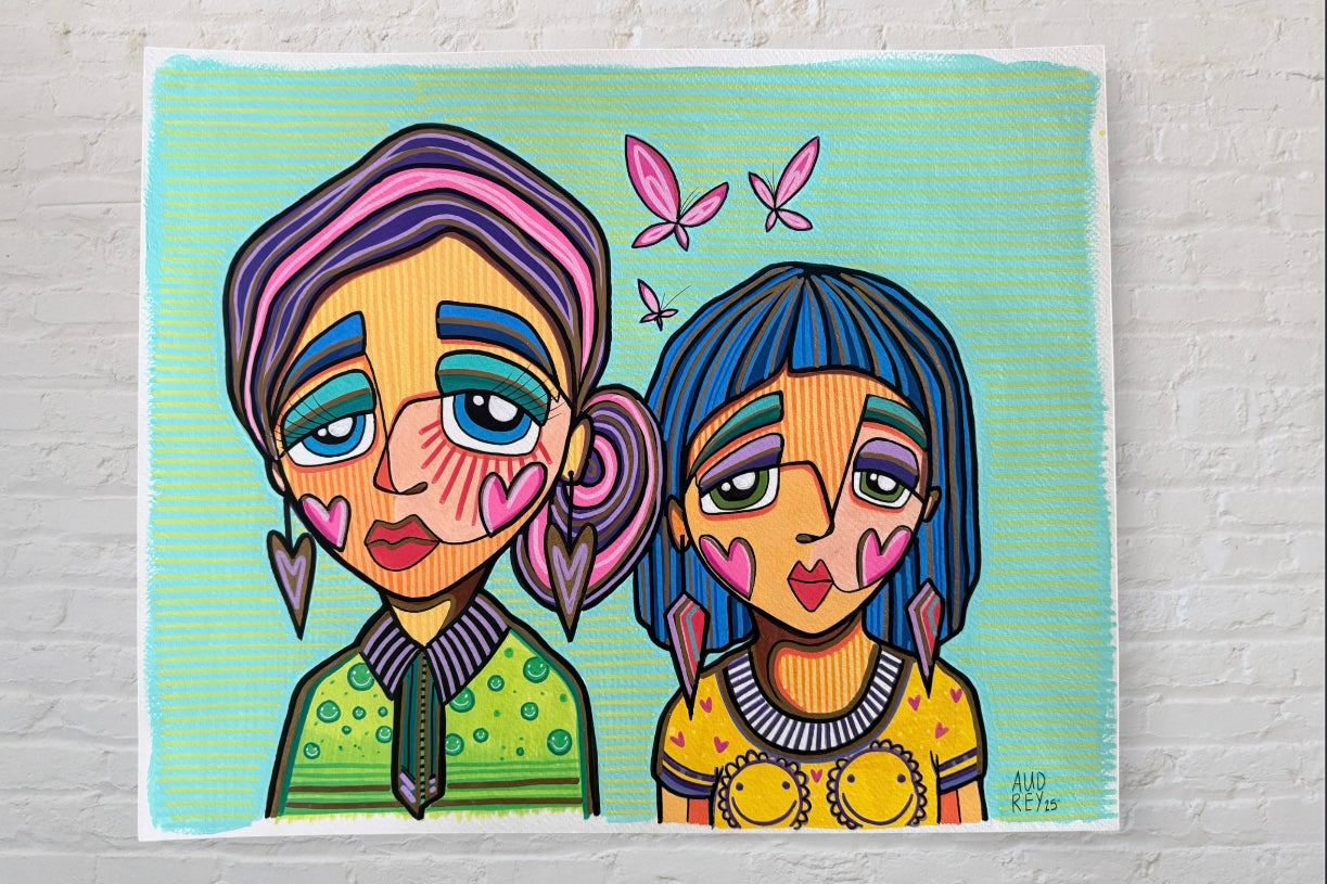 "NOUS SOMMES LÀ"  SUR PAPIER